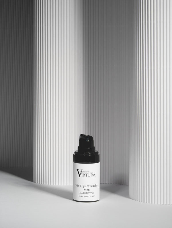 3-in-1 Eye Cream for Men — Vegan Under-Eye Treatment | Dark Circles, Puffiness and Fine Lines | Paraben Free