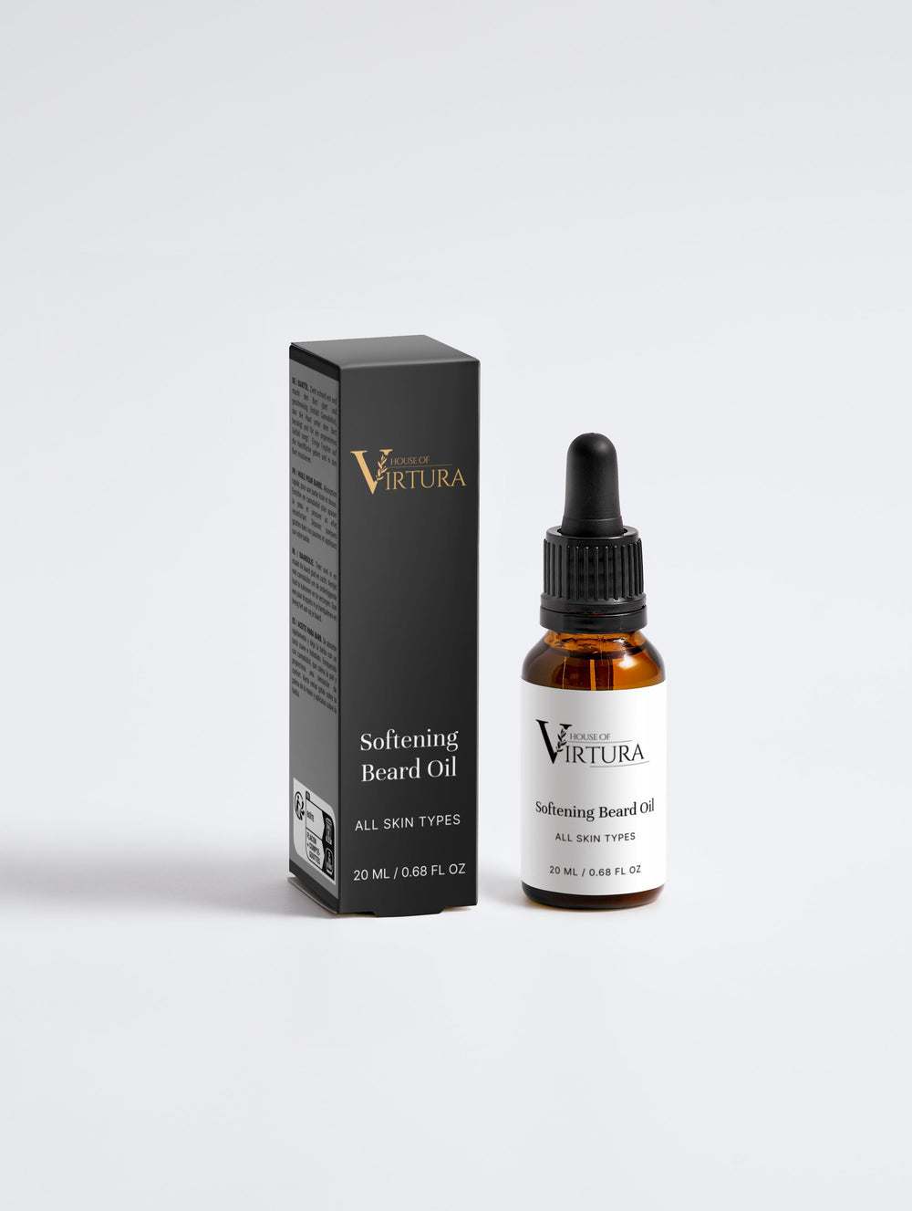 Softening Beard Oil — Vegan Natural Beard Conditioner | Softens and Tames Beard | Nourishes Skin Underneath | Paraben Free