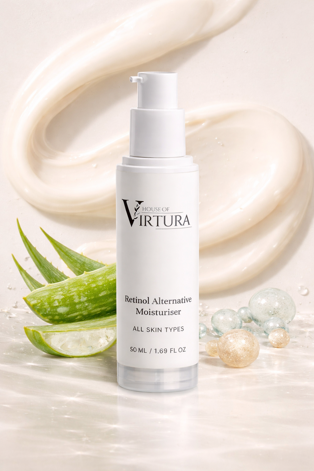 Retinol Alternative Moisturiser — Vegan Anti-Ageing Daily Cream | Plant-Based Retinol | Reduces Fine Lines | Paraben Free | Cruelty Free