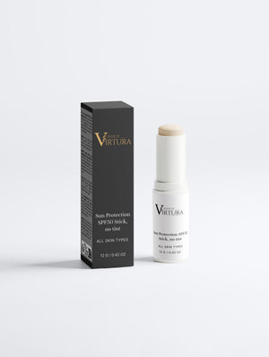 Sun Protection SPF50 Stick, no tint — Vegan Daily Sunscreen | Broad Spectrum UVA and UVB | Invisible Formula | Paraben Free | Cruelty Free