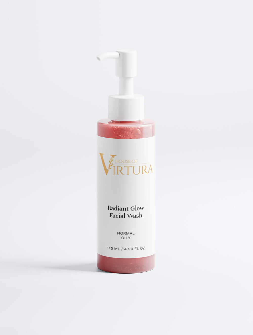 Radiant Glow Facial Wash — Vegan Brightening Cleanser | Gentle Daily Face Wash | Removes Impurities | Paraben Free | Cruelty Free