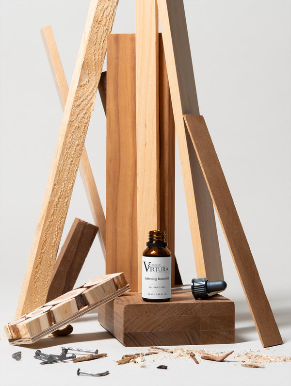 Softening Beard Oil — Vegan Natural Beard Conditioner | Softens and Tames Beard | Nourishes Skin Underneath | Paraben Free