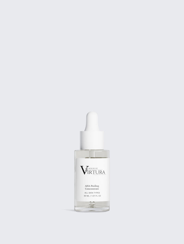 AHA Peeling Concentrate — Vegan Chemical Exfoliant | Alpha Hydroxy Acid Skin Renewal | Brightening and Anti-Ageing | Paraben Free