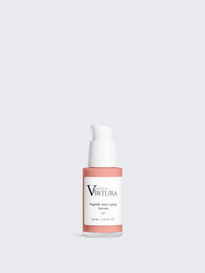 Peptide Anti-Aging Serum — Vegan Firming Face Serum | Hyaluronic Acid and Ginkgo Extract | Reduces Fine Lines | Paraben Free | Cruelty Free