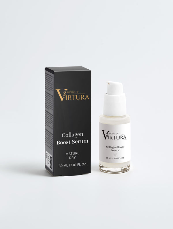 Collagen Boost Serum — Vegan Anti-Ageing Face Serum | Firms and Plumps Skin | Reduces Fine Lines | Paraben Free | Cruelty Free