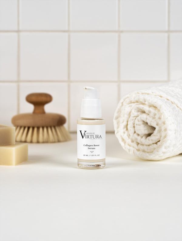 Collagen Boost Serum — Vegan Anti-Ageing Face Serum | Firms and Plumps Skin | Reduces Fine Lines | Paraben Free | Cruelty Free
