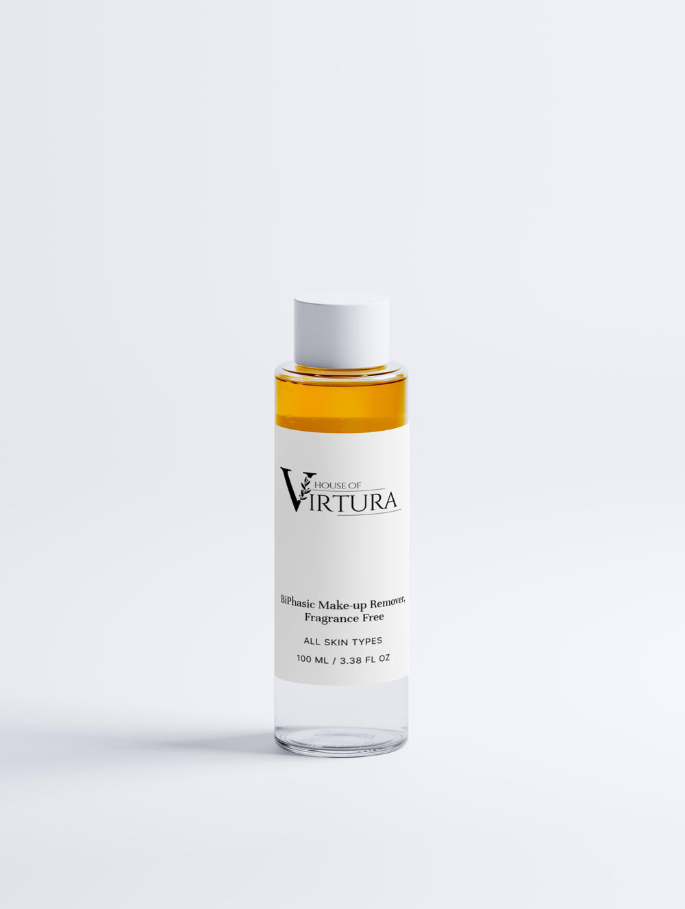 BiPhasic Make-up Remover, Fragrance Free — Vegan Gentle Eye and Face Makeup Remover | Waterproof Makeup | Paraben Free | Cruelty Free