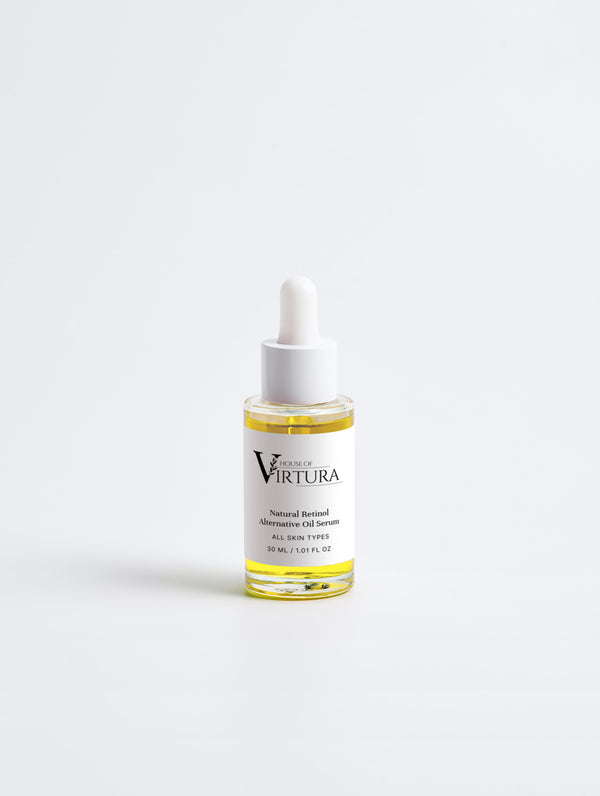 Natural Retinol Alternative Oil Serum — Vegan Pore-Minimising Moisturiser | Controls Oil and Shine | Evens Skin Tone | Paraben Free | Cruelty Free