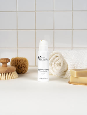 Brightening Face&Body Exfoliator with Kojic Acid — Vegan Dark Spot Reducing Scrub | Even Skin Tone | Paraben Free | Cruelty Free