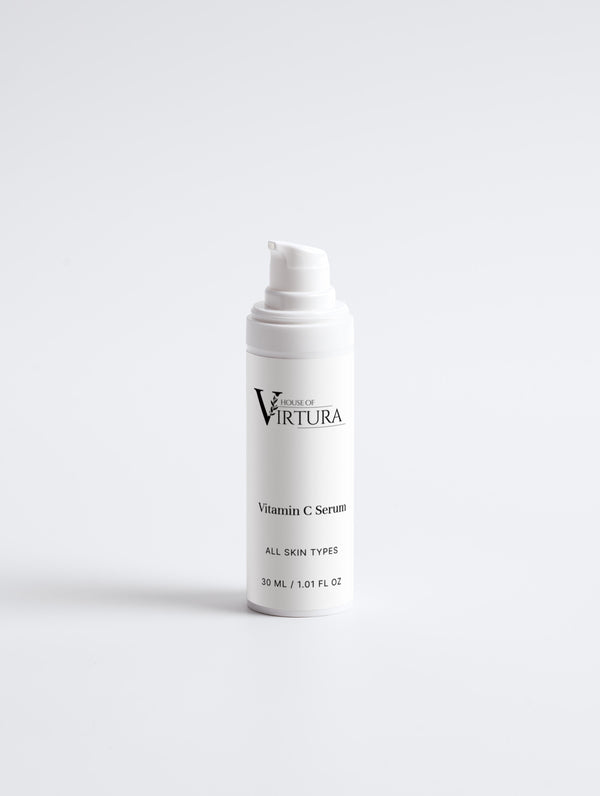 Vitamin C Serum — Vegan Brightening Antioxidant Serum | Fades Dark Spots | Boosts Collagen | Paraben Free | Cruelty Free