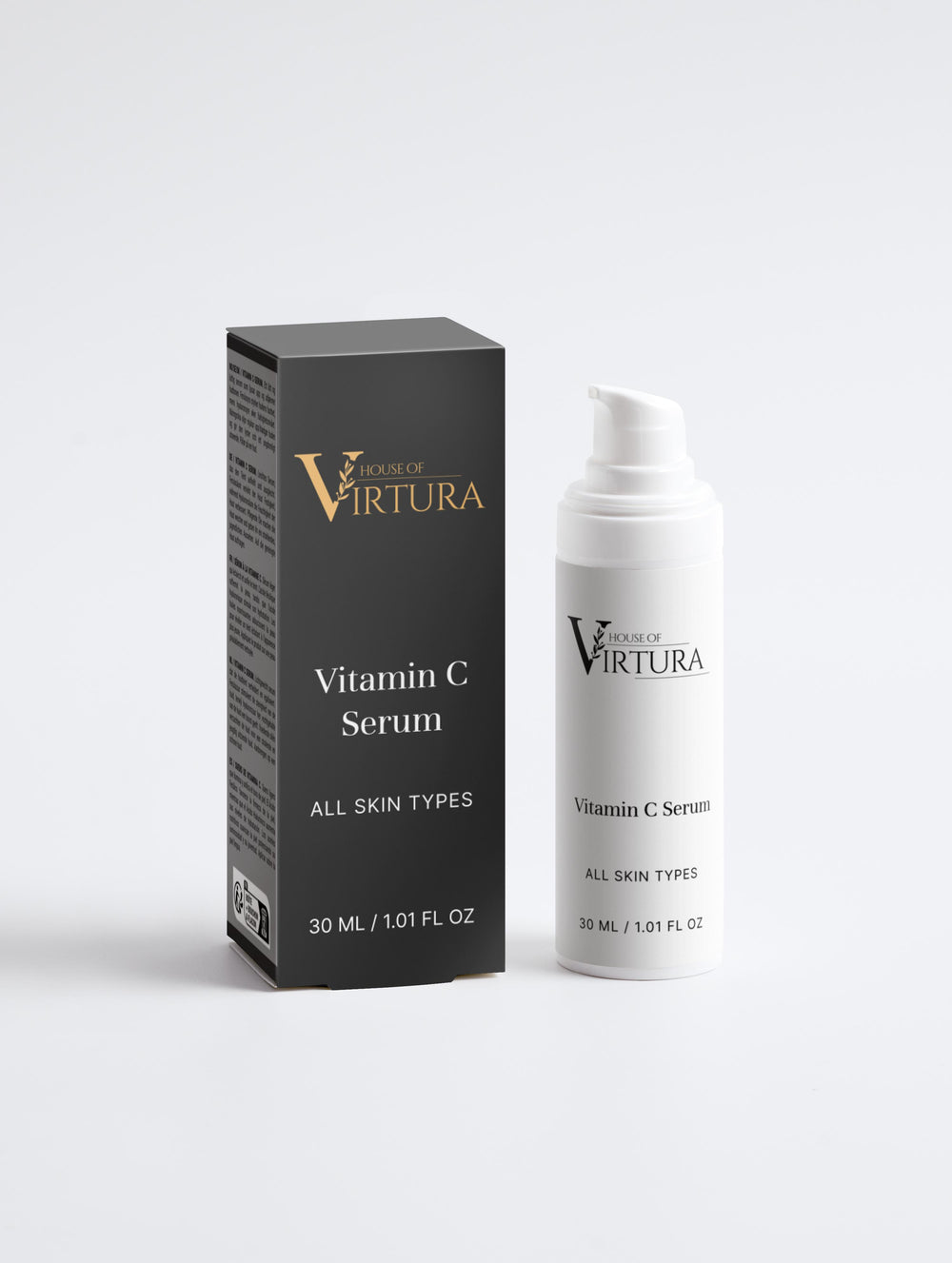 Vitamin C Serum — Vegan Brightening Antioxidant Serum | Fades Dark Spots | Boosts Collagen | Paraben Free | Cruelty Free