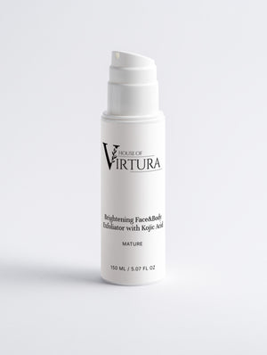 Brightening Face&Body Exfoliator with Kojic Acid — Vegan Dark Spot Reducing Scrub | Even Skin Tone | Paraben Free | Cruelty Free