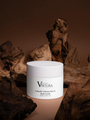 Icelandic Volcano Face & Body Scrub — Natural Exfoliating Scrub | Vegan | Paraben Free | Deep Pore Cleansing