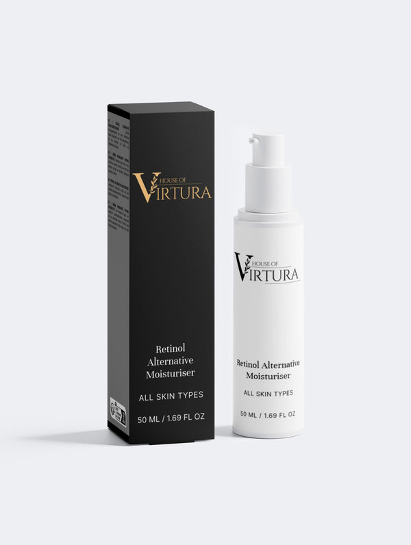 Retinol Alternative Moisturiser — Vegan Anti-Ageing Daily Cream | Plant-Based Retinol | Reduces Fine Lines | Paraben Free | Cruelty Free