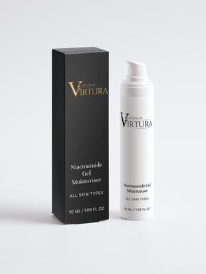 Niacinamide Gel Moisturiser — Vegan Pore-Minimising Moisturiser | Controls Oil and Shine | Evens Skin Tone | Paraben Free | Cruelty Free