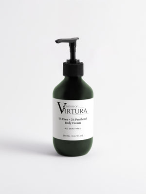 5% Urea + 2% Panthenol Body Cream — Vegan Deep Hydration | Repairs Very Dry Skin | Paraben Free | Cruelty Free