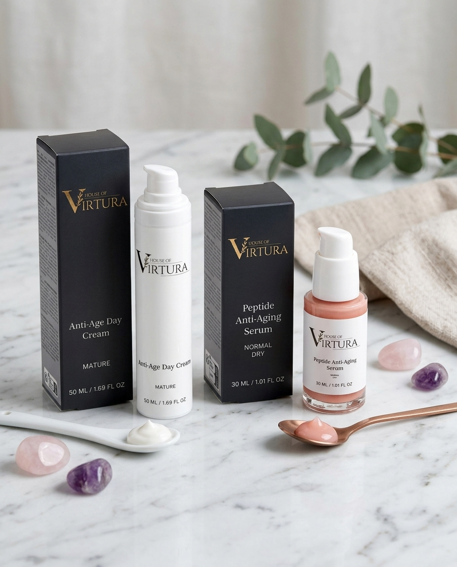 Anti-Ageing Performance Duo — Vegan Serum and Cream Bundle | Complete Anti-Ageing Routine | Paraben Free | Cruelty Free