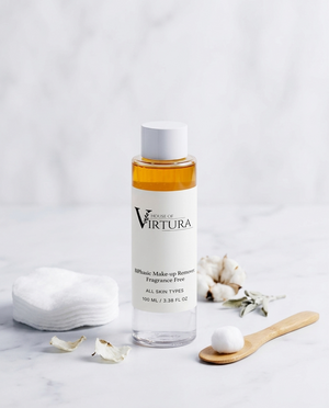 BiPhasic Make-up Remover, Fragrance Free — Vegan Gentle Eye and Face Makeup Remover | Waterproof Makeup | Paraben Free | Cruelty Free