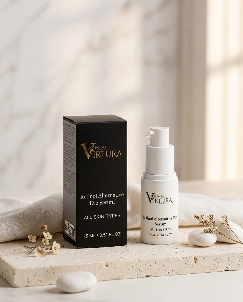 Retinol Alternative Eye Serum — Vegan Anti-Ageing Eye Treatment | Plant-Based Retinol Alternative | Reduces Fine Lines | Paraben Free