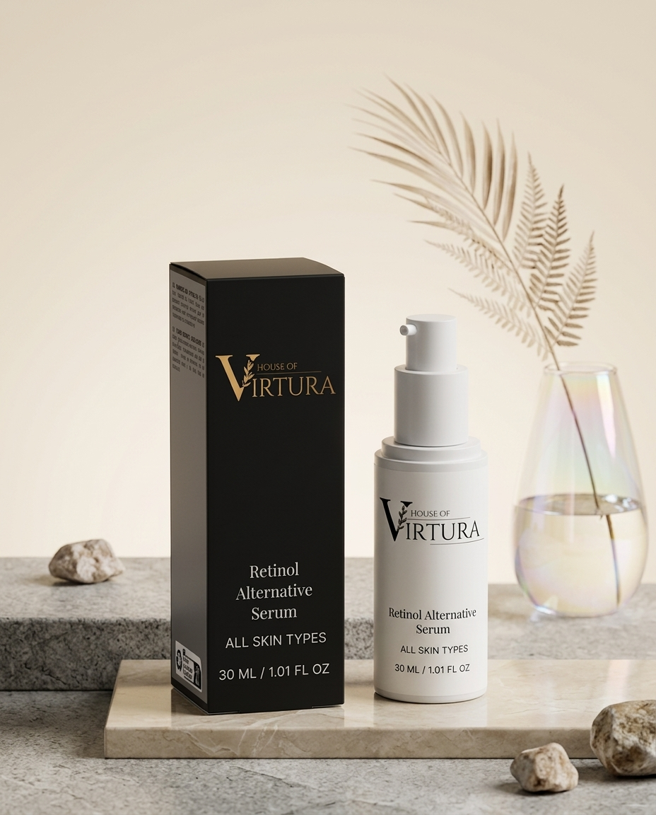 Retinol Alternative Serum — Vegan Anti-Ageing Face Serum | Bakuchiol Cell Renewal | Reduces Wrinkles | Paraben Free | Cruelty Free