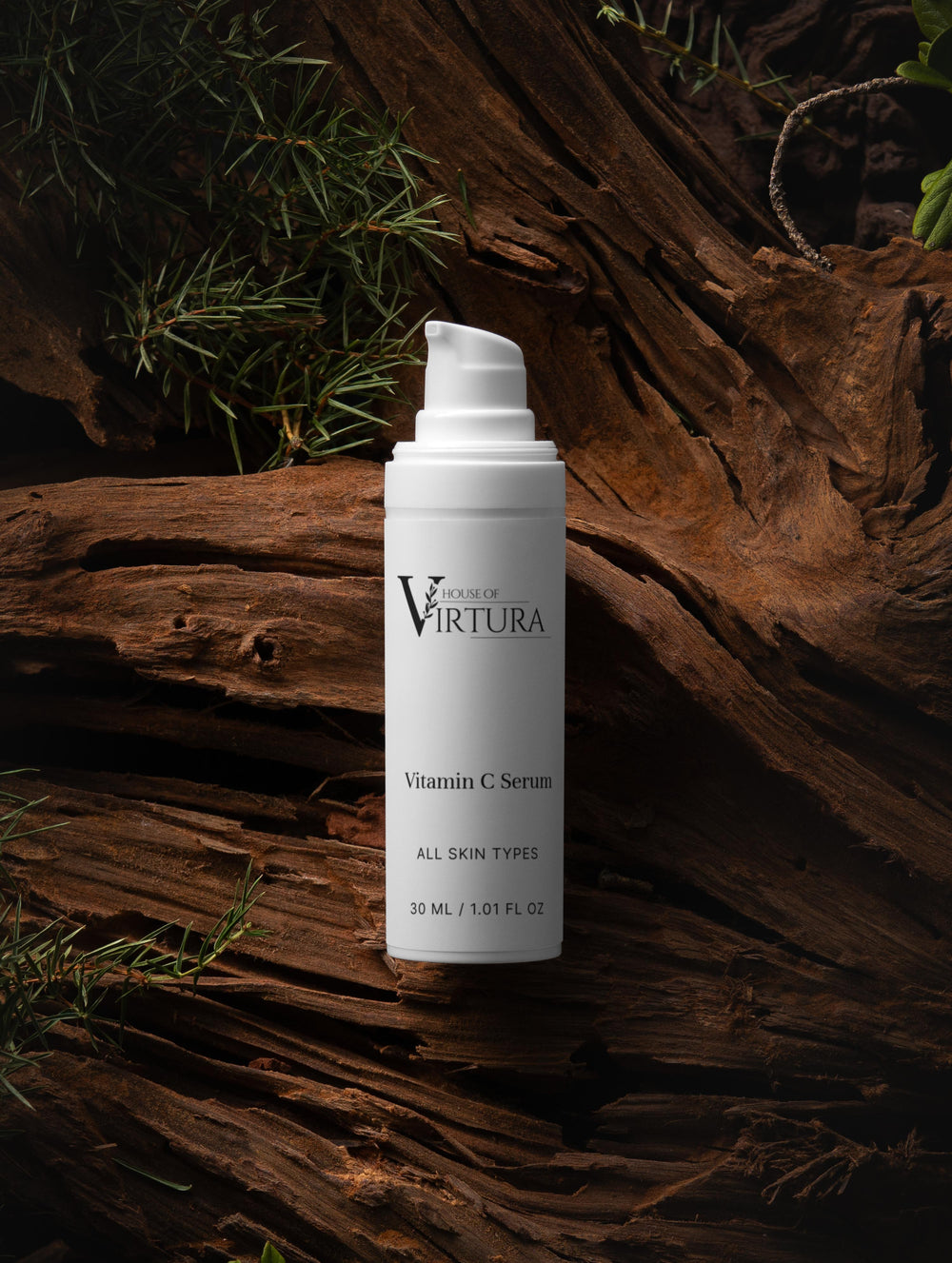 Vitamin C Serum — Vegan Brightening Antioxidant Serum | Fades Dark Spots | Boosts Collagen | Paraben Free | Cruelty Free
