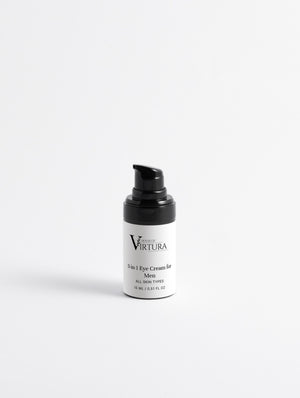 3-in-1 Eye Cream for Men — Vegan Under-Eye Treatment | Dark Circles, Puffiness and Fine Lines | Paraben Free