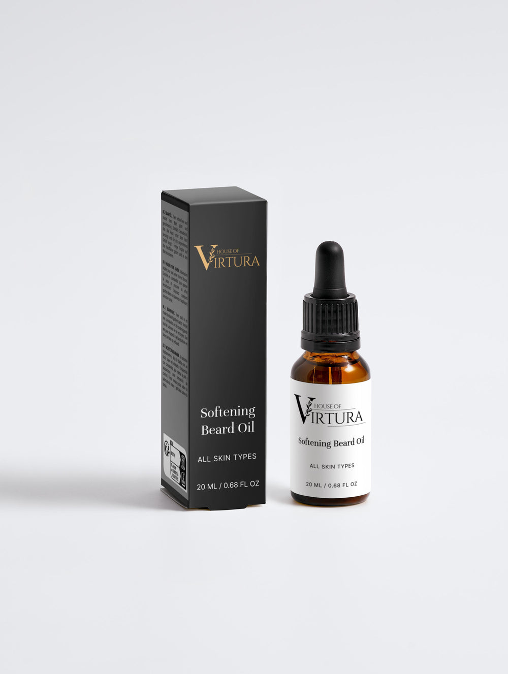 Softening Beard Oil — Vegan Natural Beard Conditioner | Softens and Tames Beard | Nourishes Skin Underneath | Paraben Free